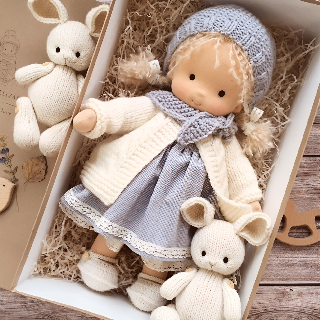 Handmade Waldorf Cuddly Doll
