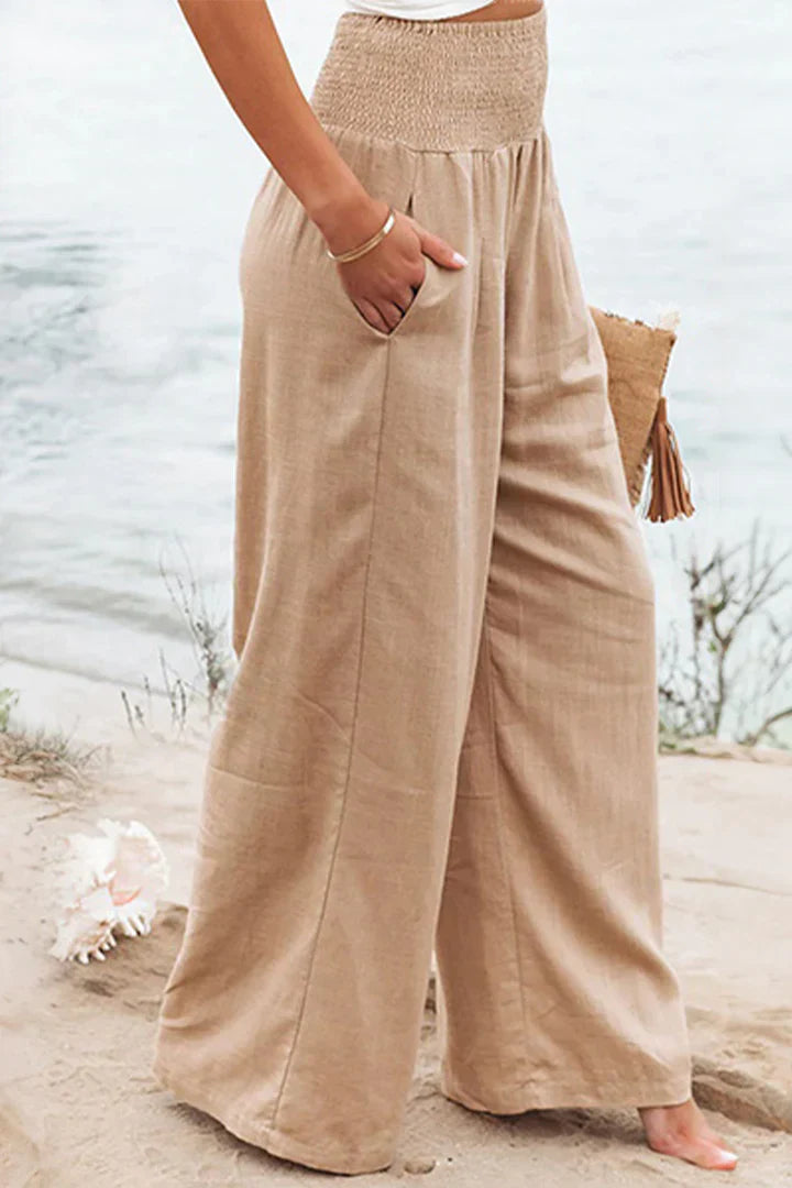 Elegant Stretchy Palazzo Pants for Women