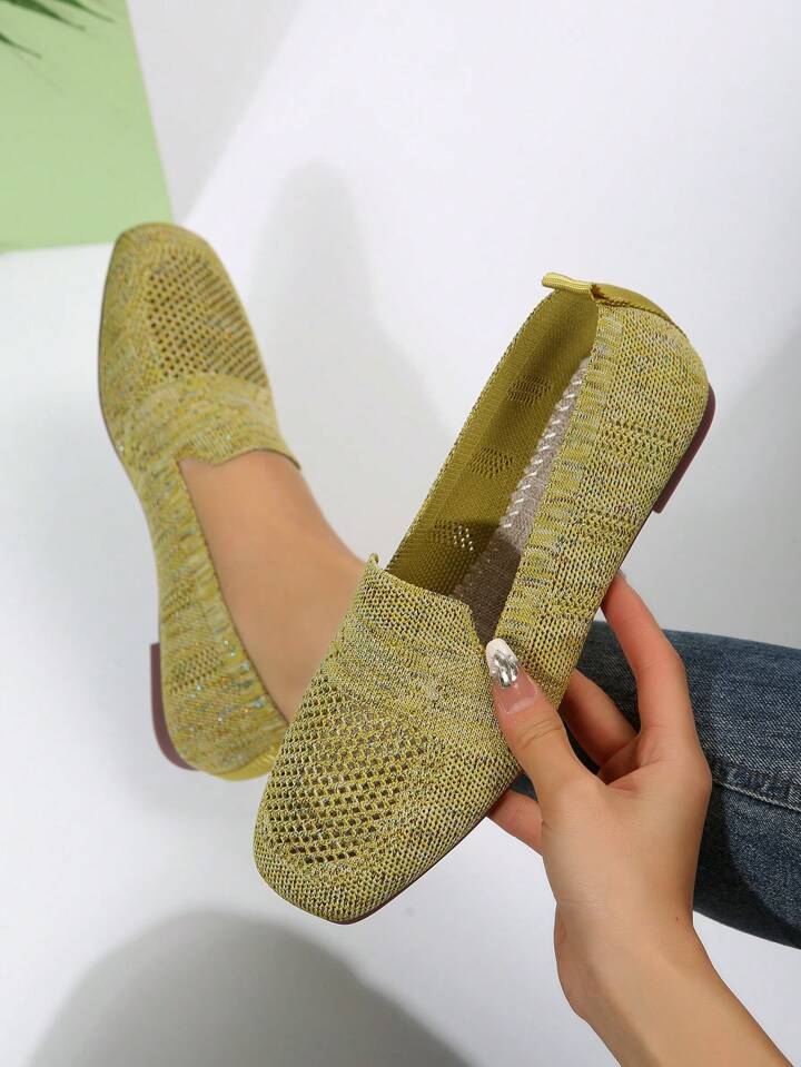 Women's orthopedic slip-on sneakers with soft footbed, breathable mesh