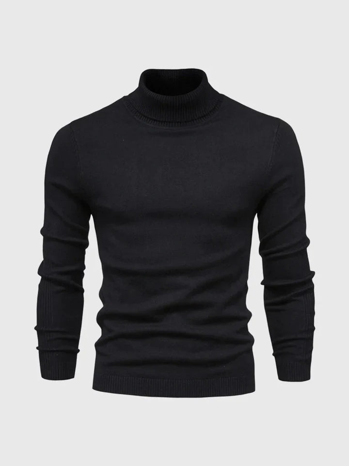 Men's Turtleneck Sweater – Washable and Versatile