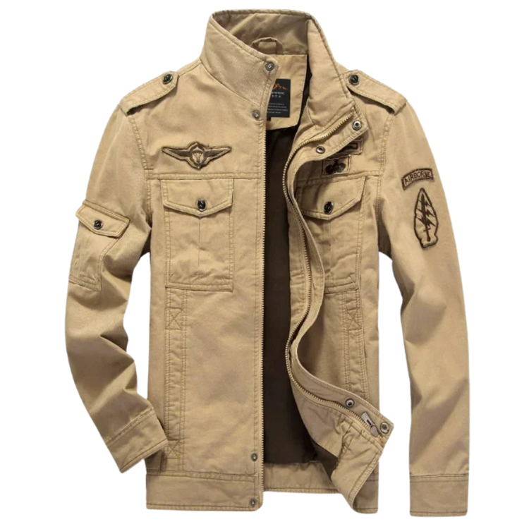 Men's Mid-Season Military Jacket – Rugged Style &amp; Everyday Functionality