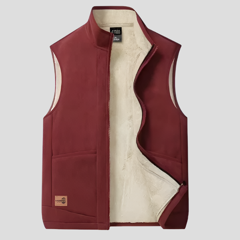 Men’s Lined Winter Vest – Warm and Stylish
