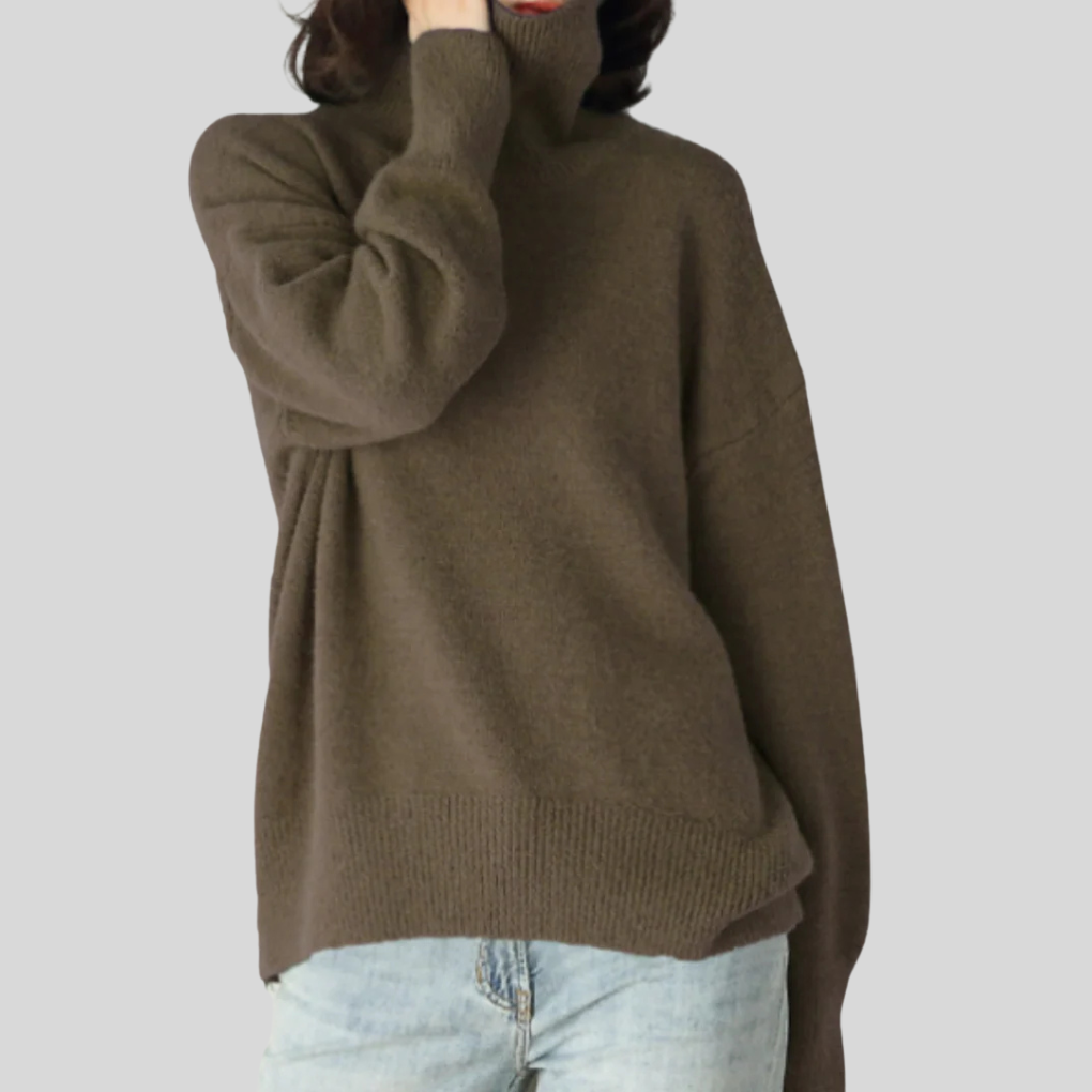 Modern Rollneck Sweater for Women – Elevated Cold-Weather Layer