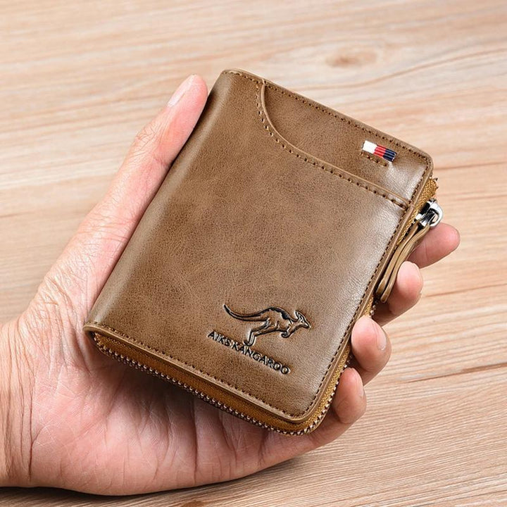 Stylish Compact Wallet with RFID Protection