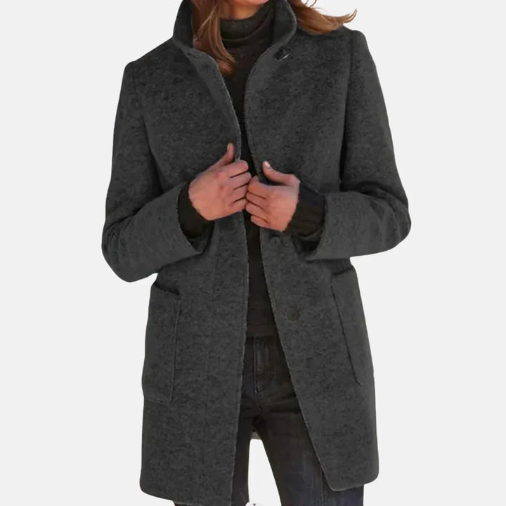 Vintage Tweed Coat with Sophisticated Charm