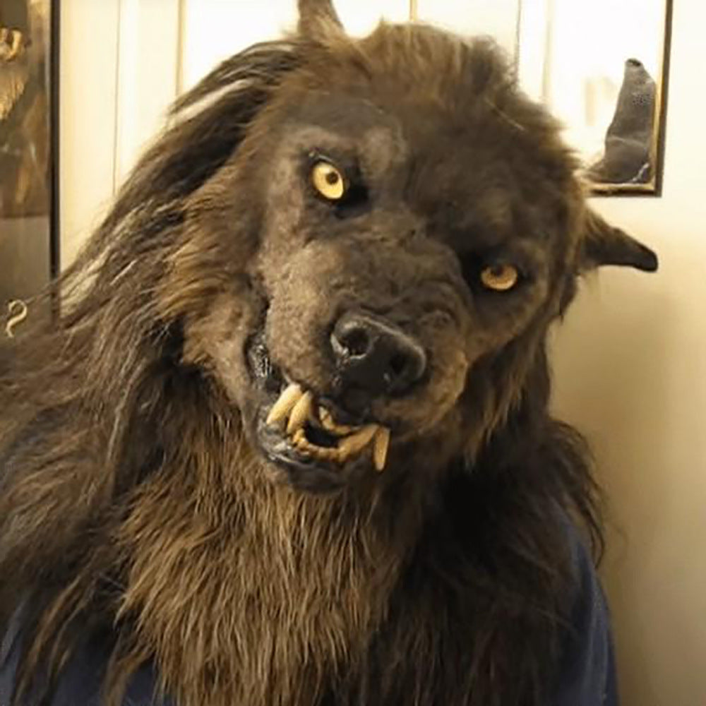 WolfLux LED Werewolf Mask | Glowing Eyes and Moving Ears for the Perfect Cosplay and Halloween Costume