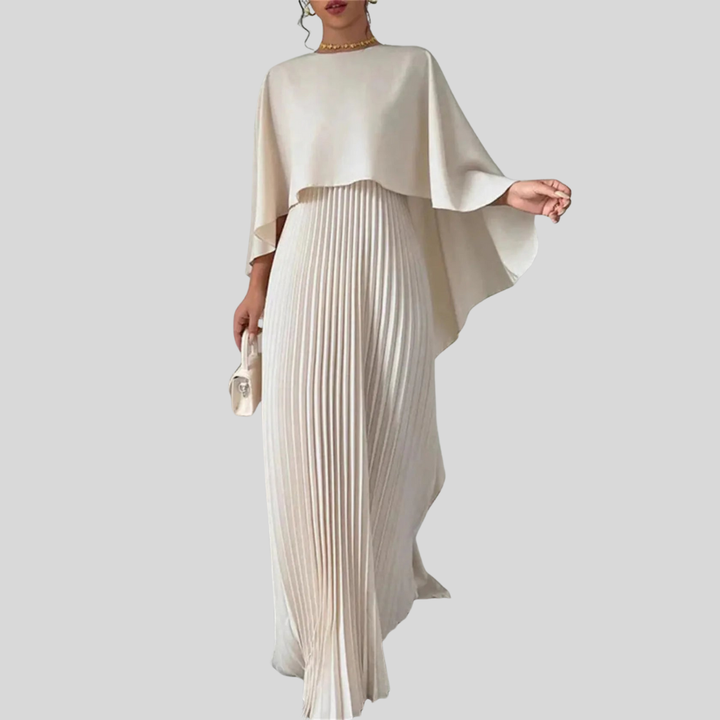 Batwing Sleeve Maxi Dress – Flowing Silhouette