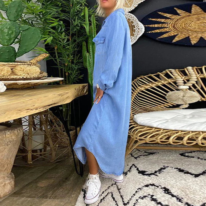 Long Sleeve Denim Dress for Effortless Everyday Style