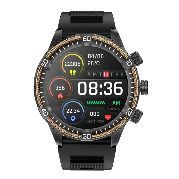 Waterproof Smartwatch with Blood Pressure, Blood Oxygen Saturation and Sleep Monitor