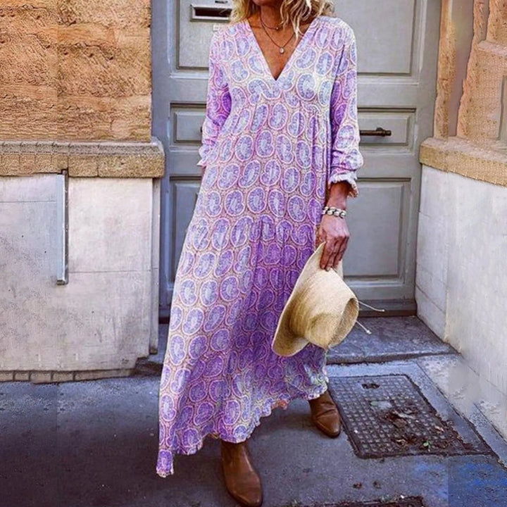 Bohowaves Geometric Maxi Dress — Where Bohemian Flair Meets Summer Elegance