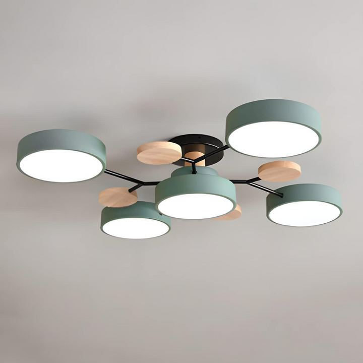 Tidy Modern Design LED Ceiling Lamp | Glare-Free Lighting for Living Rooms and Spaces