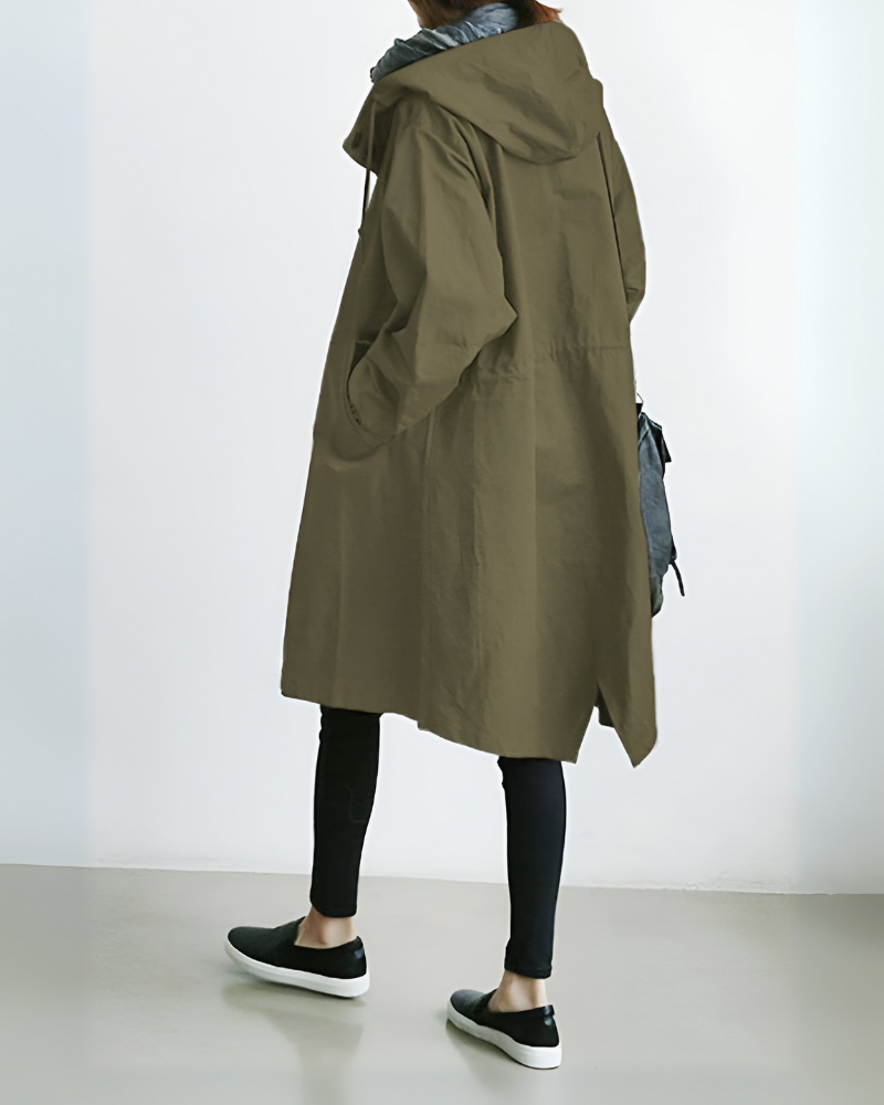 Classic Hooded Trench Coat