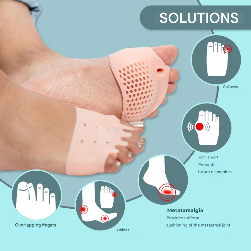 Therapeutic Toe Separators with Cushioning Pads – Podiora