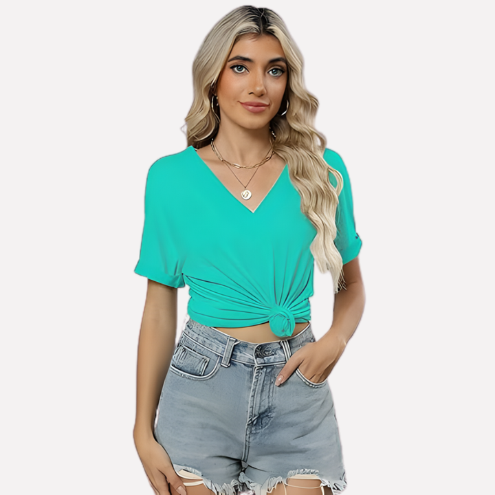 Women’s V-Neck Short Sleeve Tee
