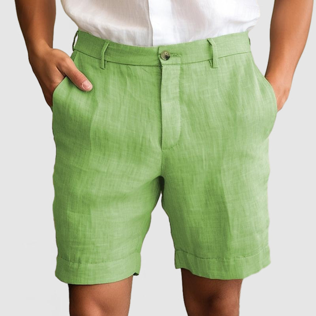 Men's Casual Cotton Linen Shorts