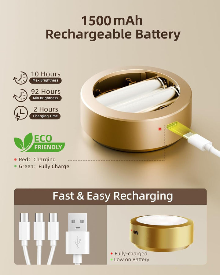 Adjustable Magnetic Picture Light | LED Touch & Remote Control, RGB/White, USB