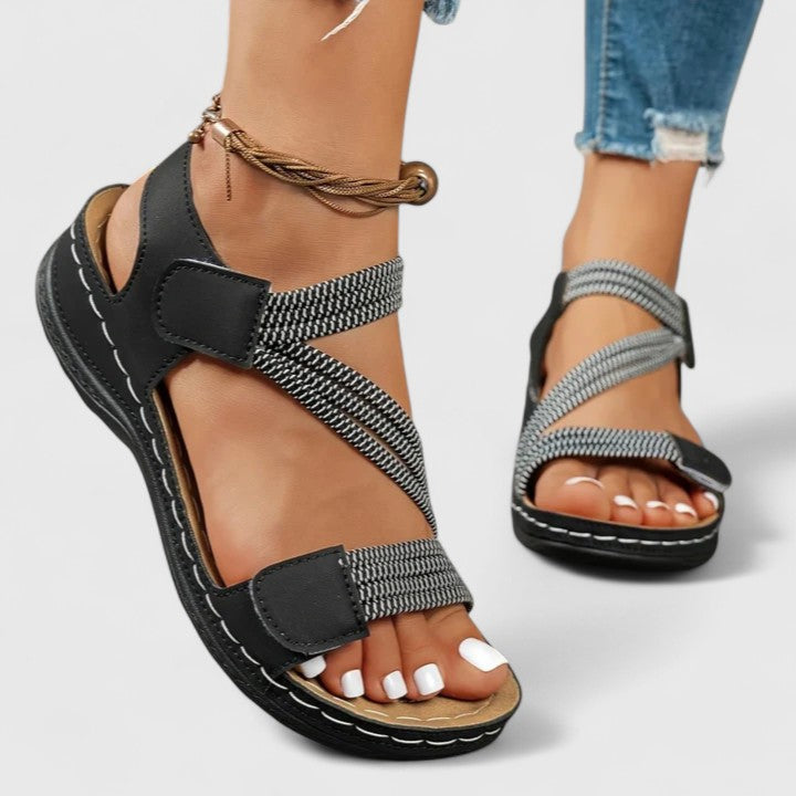 Strappy Platform Sandals with Open Toe for Women
