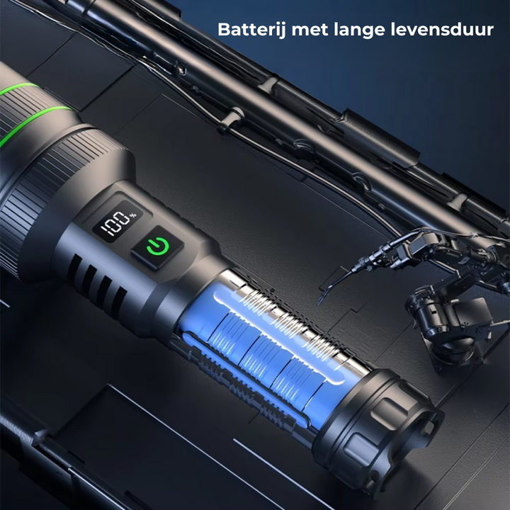 Extremely Bright and Zoomable LED Flashlight - PowerBeam