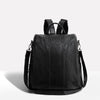 Women’s Anti-Theft Leather Backpack Convertible Design with Hidden Pockets for Travel & Daily Use