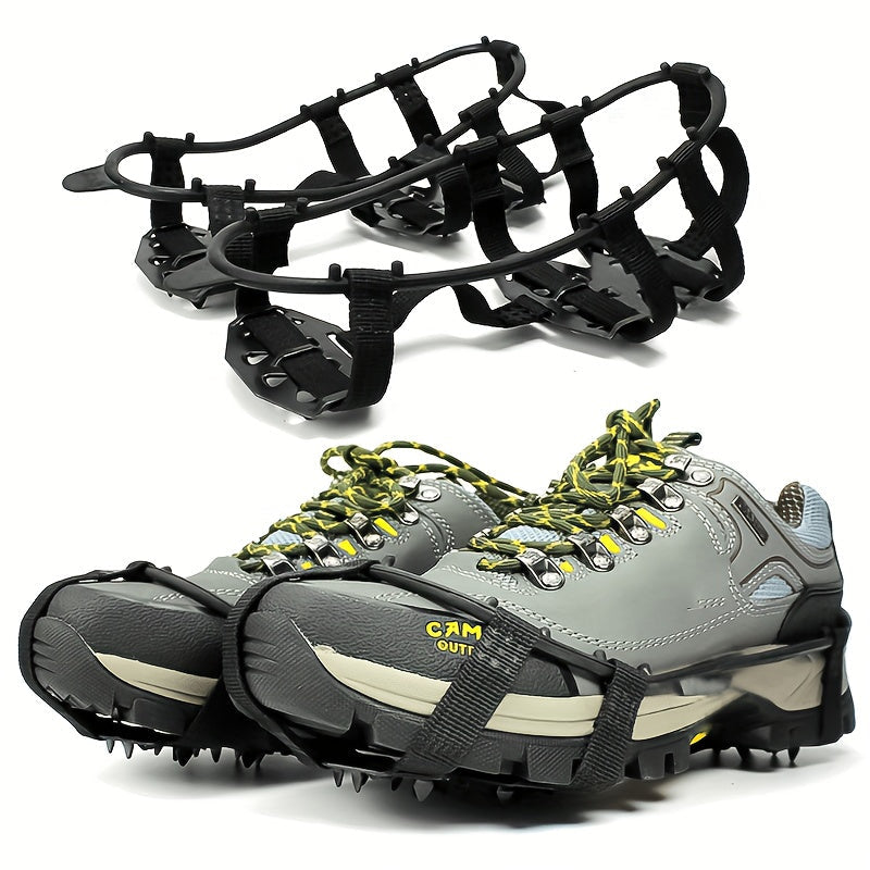 Anti-Slip Crampons with 24 Spikes – Perfect for Walking, Climbing and Winter Sports