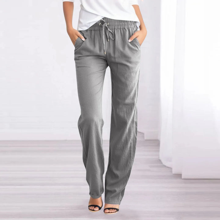 Airy Cotton-Linen Trousers for Women
