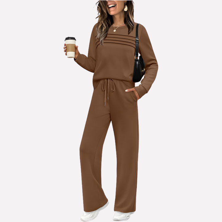 Women’s Casual Two‑Piece Loungewear Ensemble