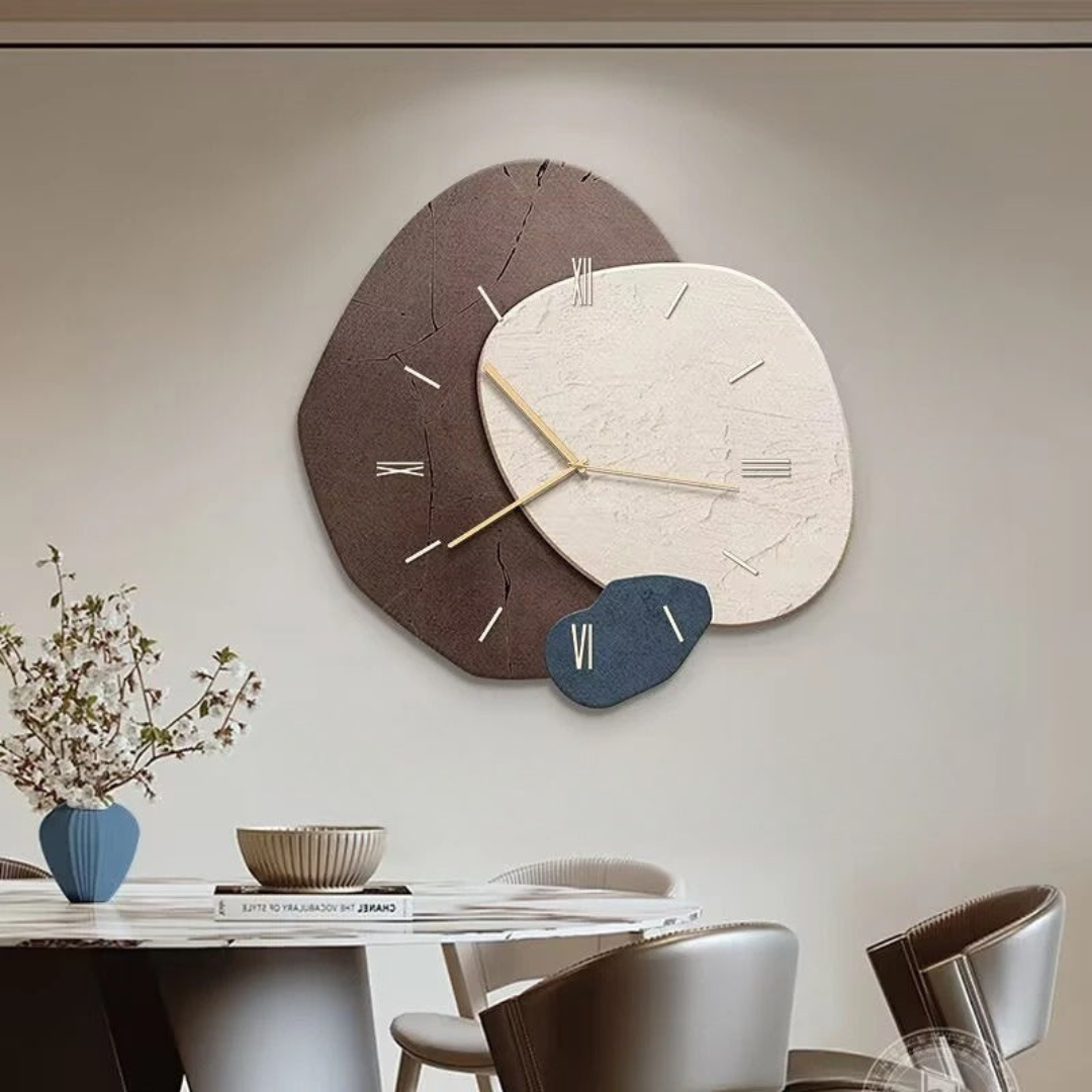 LunaWood Wall Clock – Natural Elegance with Soft LED Light