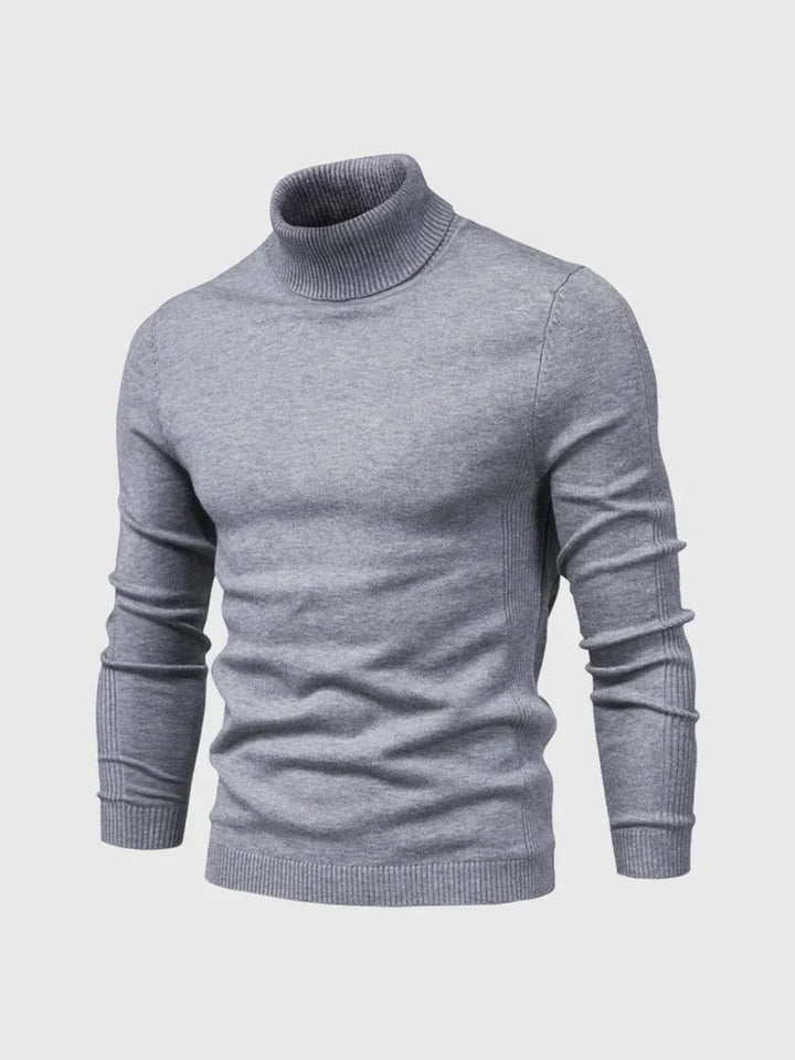 Men's Turtleneck Sweater – Washable and Versatile