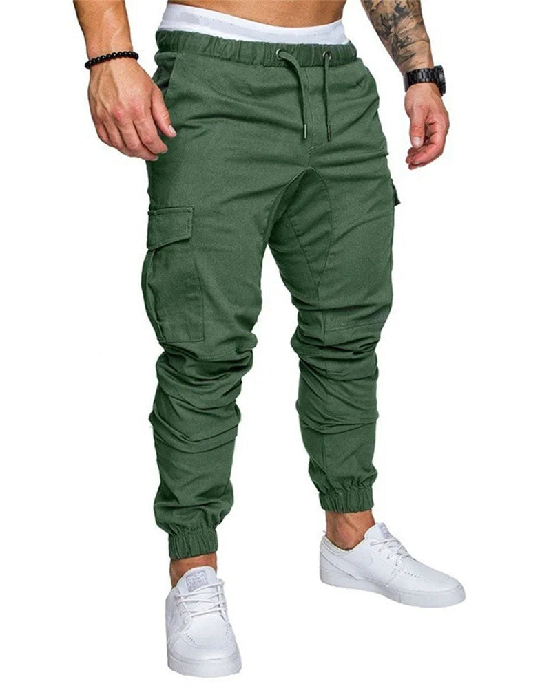 Rugged Multi-Pocket Cargo Joggers for Men