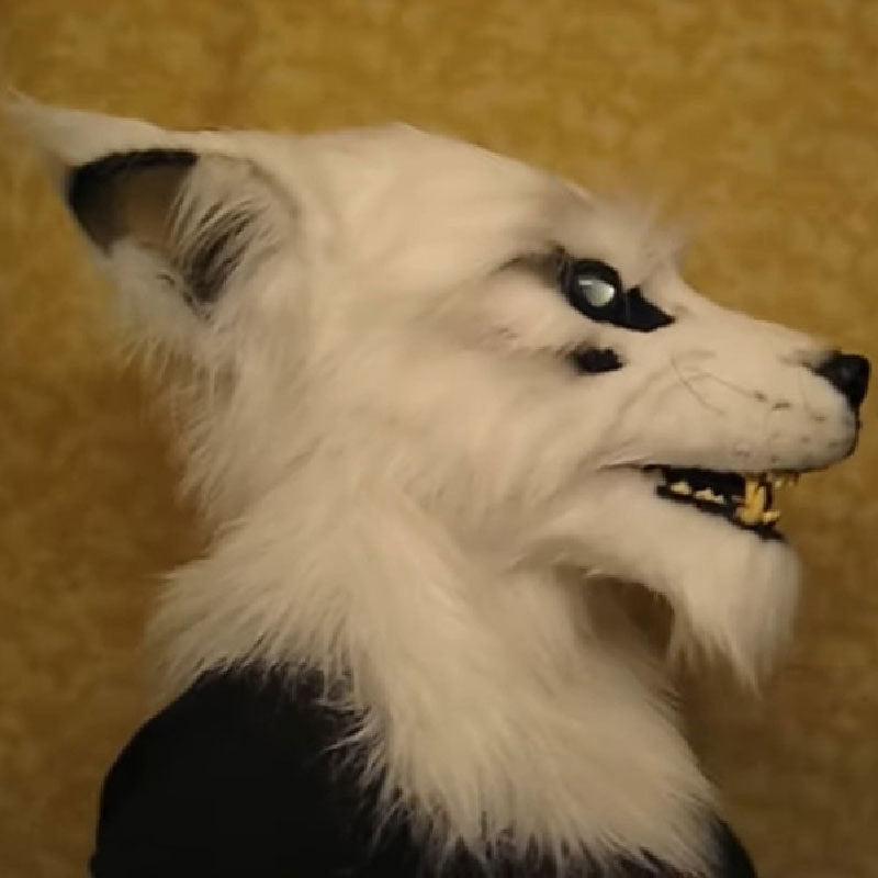 WolfLux LED Werewolf Mask | Glowing Eyes and Moving Ears for the Perfect Cosplay and Halloween Costume