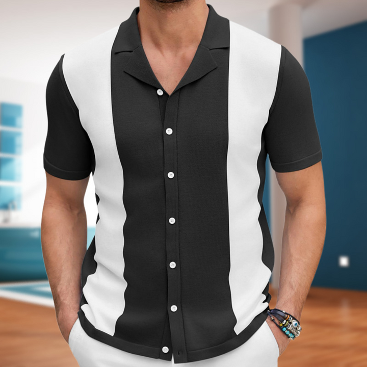 Elegant Men's Cotton Casual Shirt