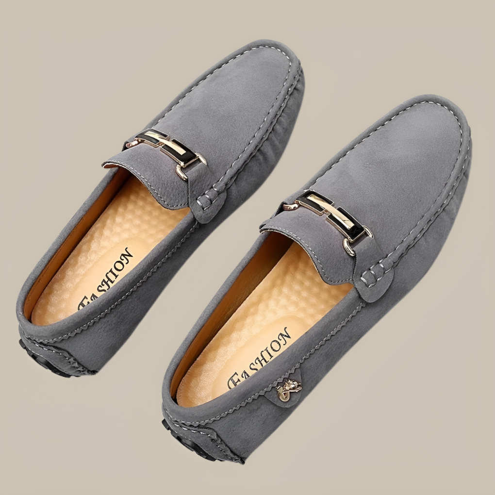 Men’s Suede Slip-On Moccasins