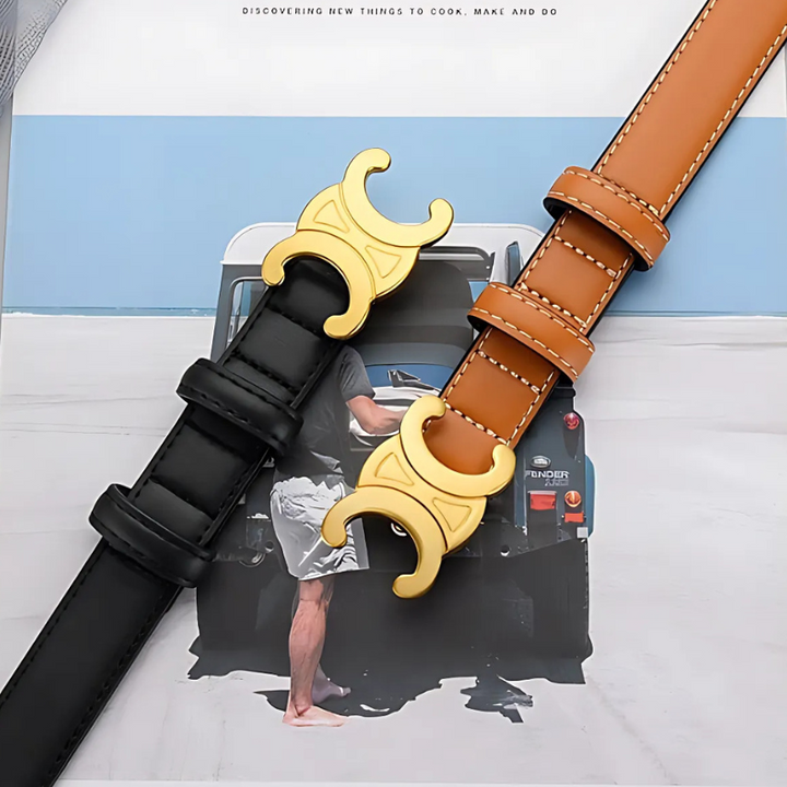 Cuve Belt for Women | Golden Elegance and Sophisticated Design