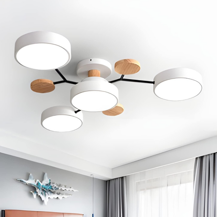 Tidy Modern Design LED Ceiling Lamp | Glare-Free Lighting for Living Rooms and Spaces