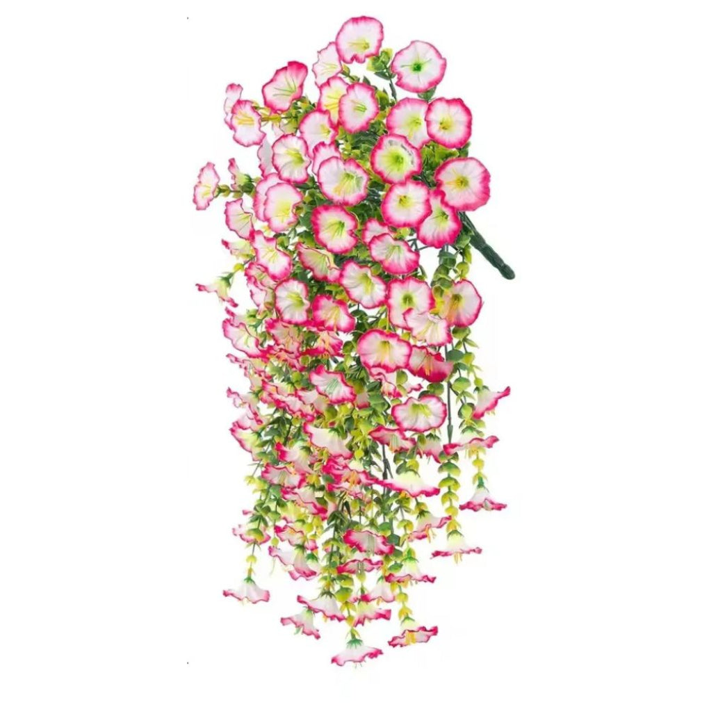 UV Resistant Artificial Morning Glory Flower Hanging Decor