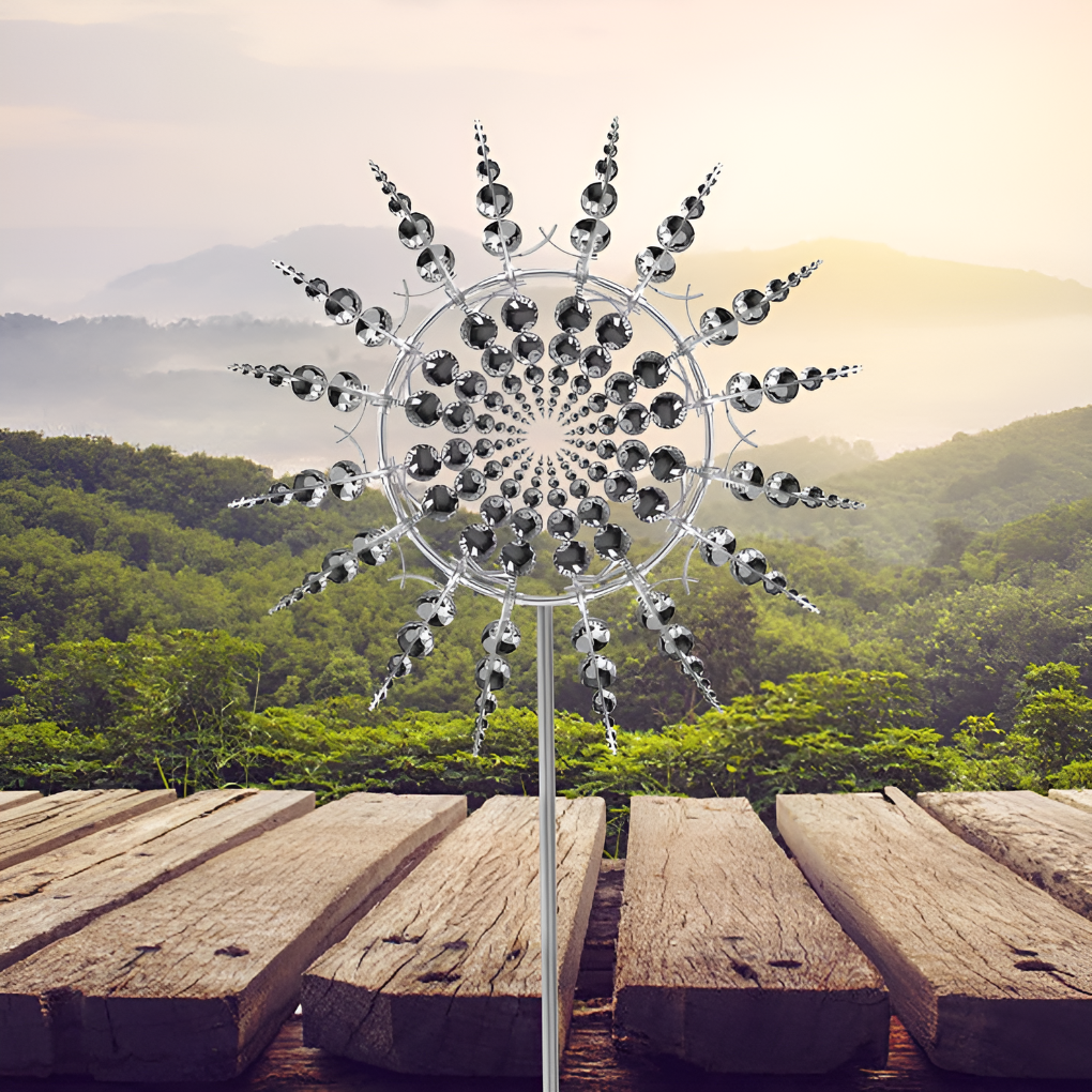 New Anti-Rust Magical Metal Windmill