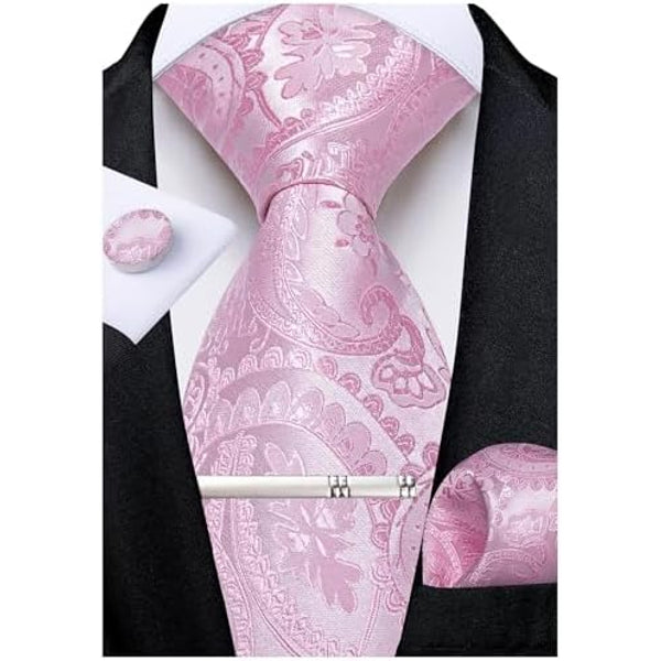 Men's paisley tie set – elegant accessories for weddings & events
