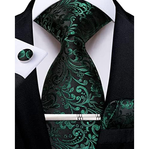 Men's paisley tie set – elegant accessories for weddings & events