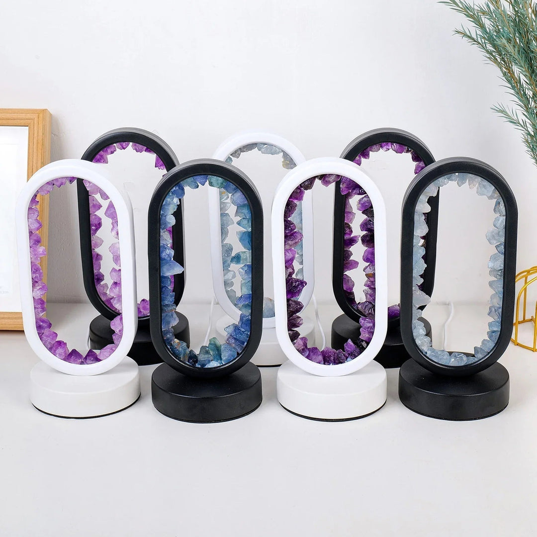 Handmade Amethyst Lamp - Serenith