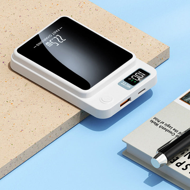 20,000 mAh Portable Charger with 22.5W Fast Charging and 15W Wireless Qi Charging
