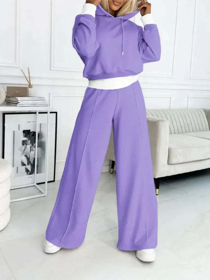Stylish Two-Piece Jogging Lounge Set for Women