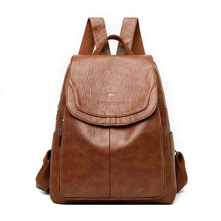 Durable Leather Backpack for Women with Timeless Style