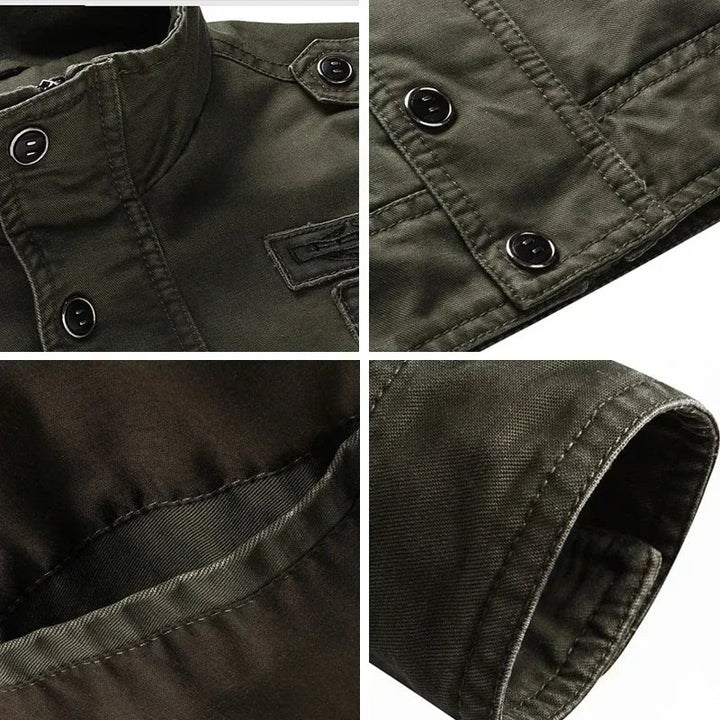 Men's Mid-Season Military Jacket – Rugged Style &amp; Everyday Functionality