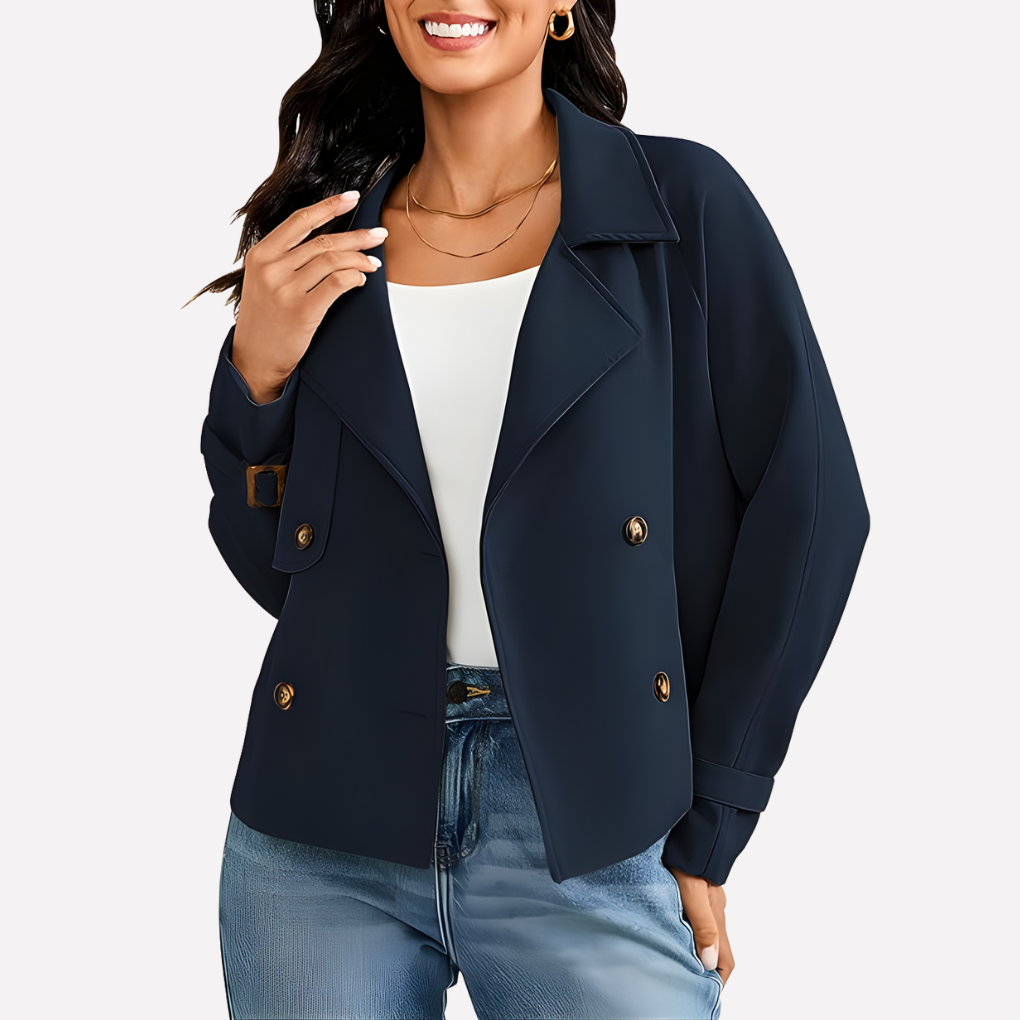 Tommy Women’s Blazer Jacket – Classic Business and Casual Style