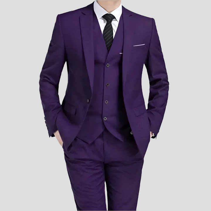 Men’s Black Three Piece Suit