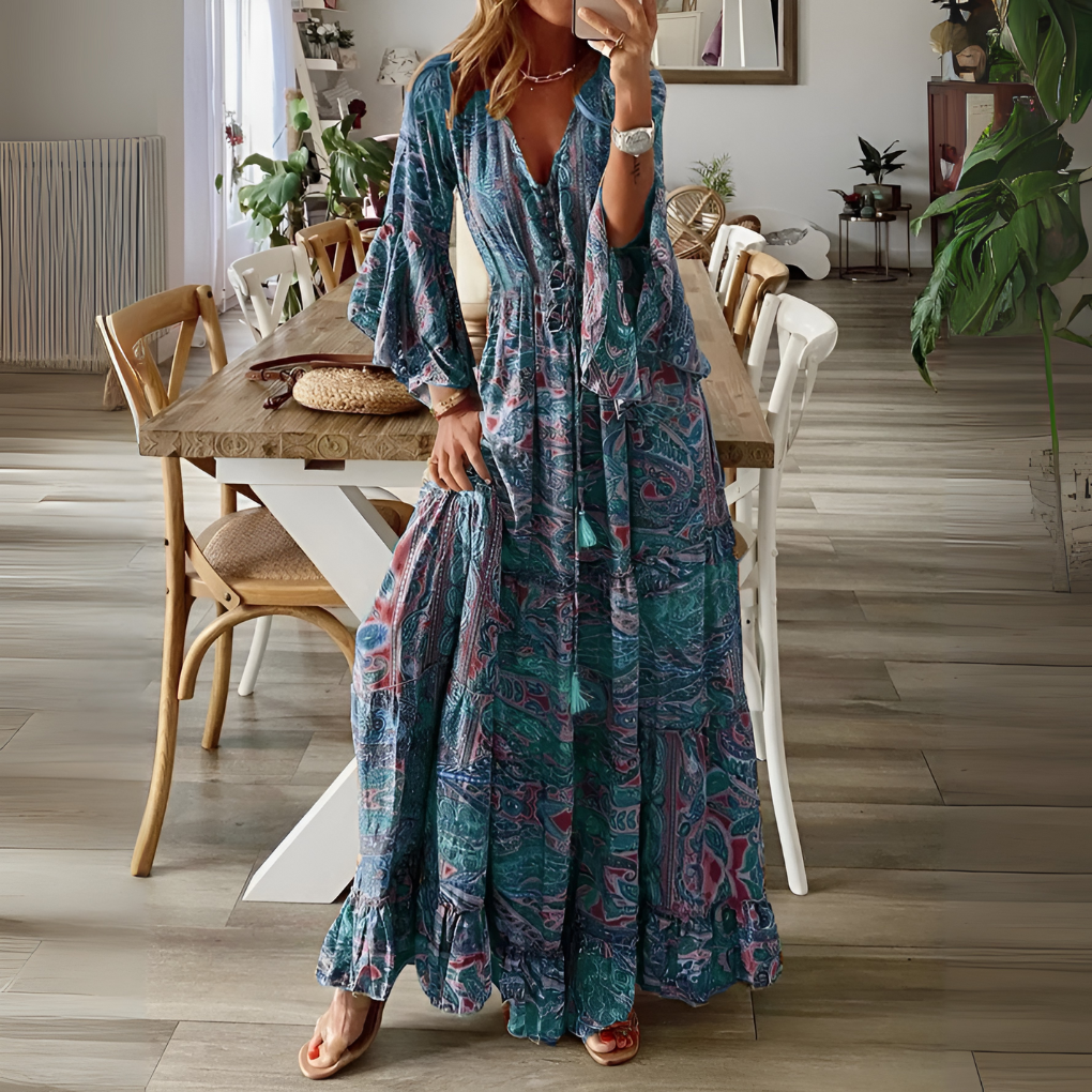 Women’s Bohemian Maxi Dress