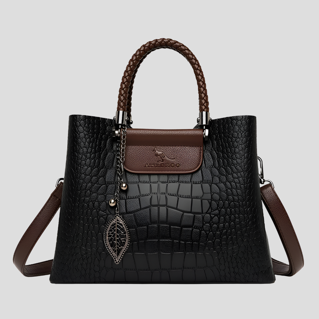 Lyudmila - Luxe Teak Handbag for women