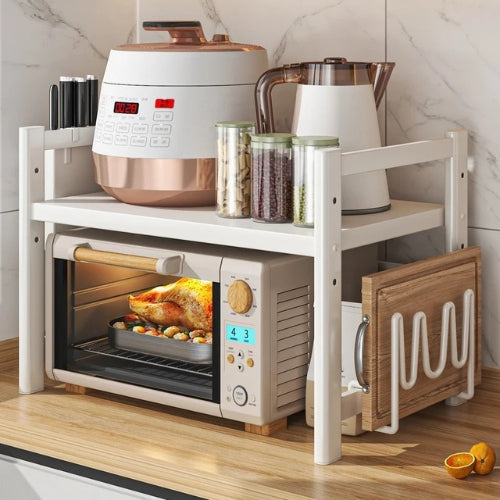 Kitchen Microwave Shelf Multi-Tier Spice Organizer Rust-Resistant – CookRack