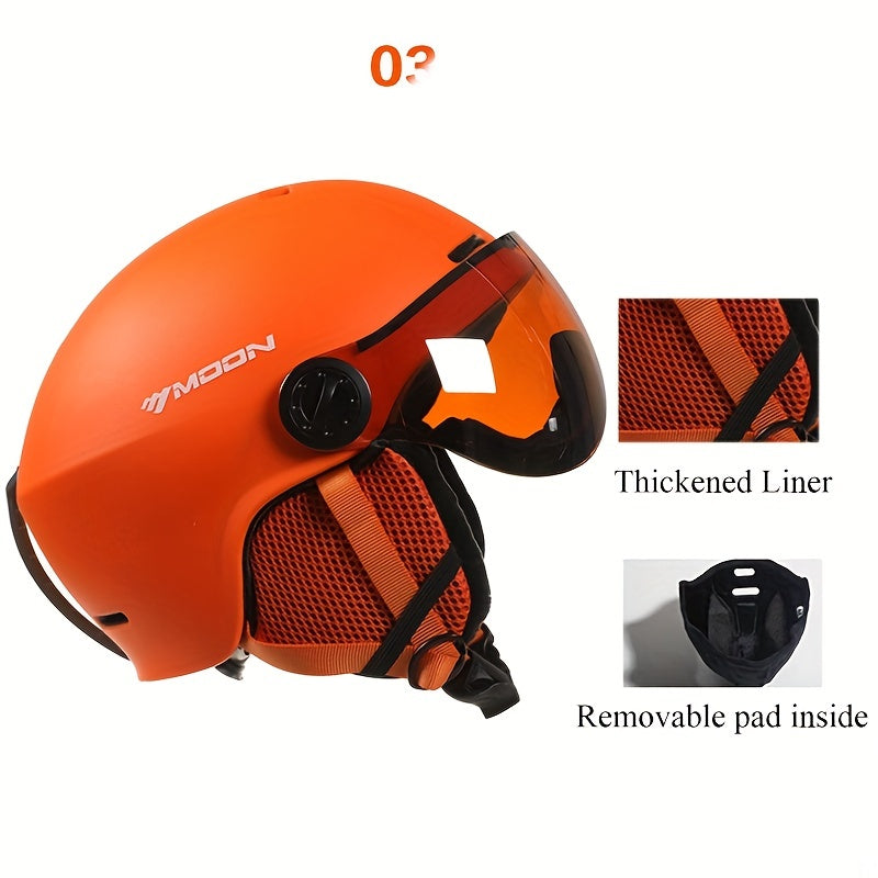 High-Quality Ski Helmet with Removable Parts – Safe and Comfortable for Outdoor Activities