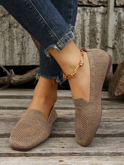 Women's orthopedic slip-on sneakers with soft footbed, breathable mesh